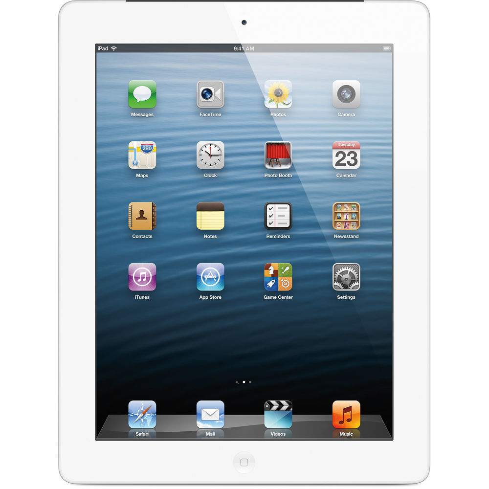 Apple iPad 4th Generation 9.7", MD525LL/A, Wi-Fi + Cell, 16GB, White - Refurbished Good