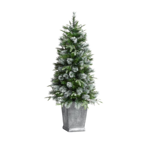 John Lewis & Partners St. Anton Potted Pre-lit Christmas Tree, 4.5ft