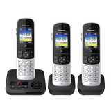 Panasonic KX-TGH723ES Digital Cordless Telephone Trio - Silver - Refurbished Good