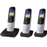 Panasonic KX-TGH723ES Digital Cordless Telephone Trio - Silver - Refurbished Good