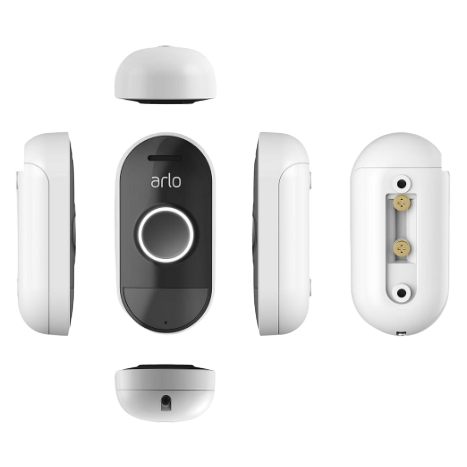 Arlo Smart Audio Doorbell - Black / White