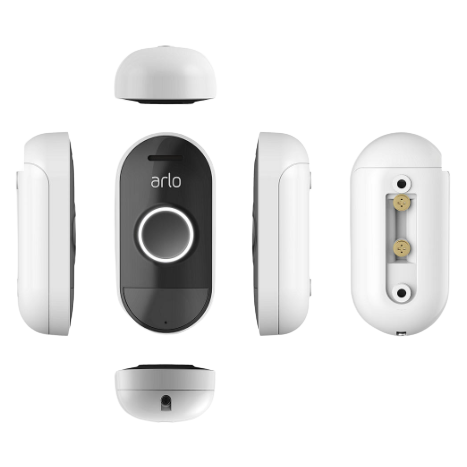 Arlo Smart Audio Doorbell Black White Stock Must Go