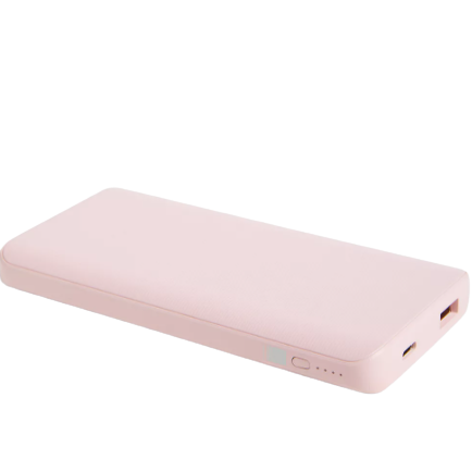 John Lewis & Partners 10K, 2-Port, Portable Power Bank with USB-A to USB-C Cable