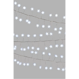 John Lewis & Partners 180 LED Snowflake Lights - Ice White