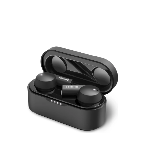 Philips 5000 Series Noise Cancelling Earbuds (TAT5505) - Black - Refurbished Excellent