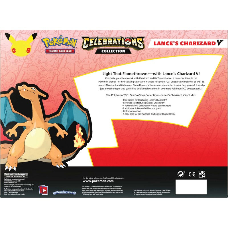 Pokemon TCG: 25th Celebrations Lance’s Charizard V