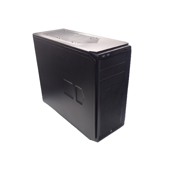 Custom Gaming PC with Corsair Case, Intel Core i7-6700K, 500GB + 256GB, 16GB RAM, Nvidia GTX 1080 - Black - Refurbished Excellent