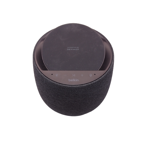 Belkin SoundForm Elite Hi-Fi Smart Speaker + Wireless Charger, Black - Refurbished Excellent