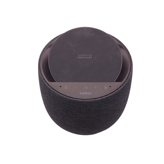 Belkin SoundForm Elite Hi-Fi Smart Speaker + Wireless Charger, Black - Refurbished Pristine
