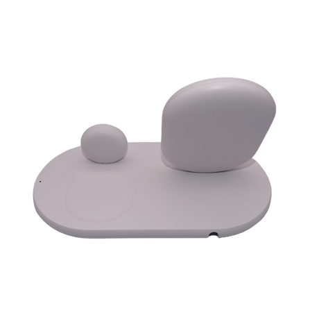 Belkin 3 in 1 Wireless Charger Stand with Plug 10W - White - Excellent Condition