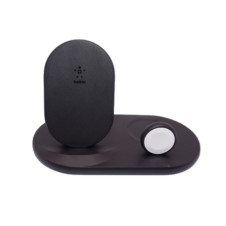 Belkin 3 in 1 Wireless Charger Stand with Plug 10W - Black - Excellent Condition