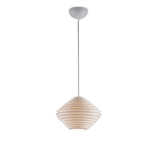 Original BTC - Fin Horizontal Pendant Ceiling Light, Grey Braided Cable