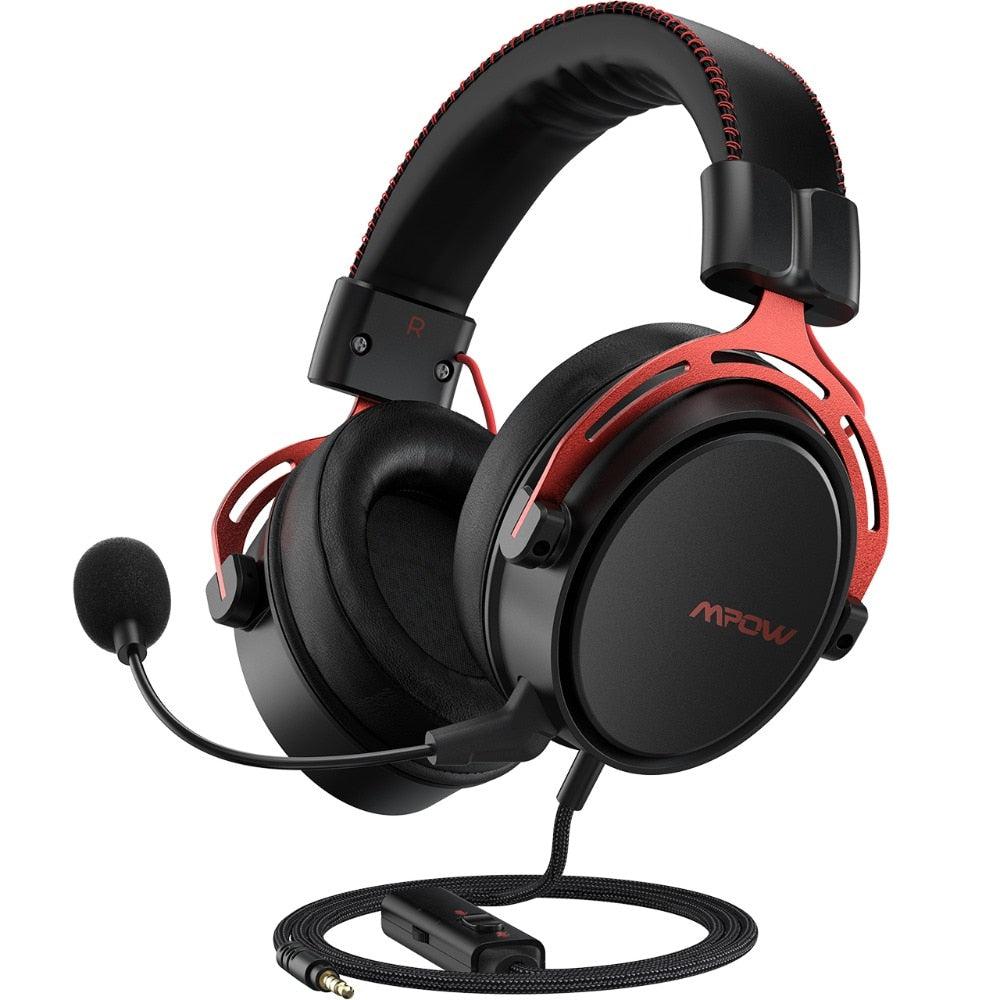 Mpow BH439 Air SE Gaming Headset, Red - Refurbished Excellent
