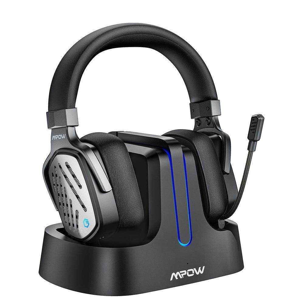 MPow T1 Wireless Gaming Headset with Base Station Surround Sound