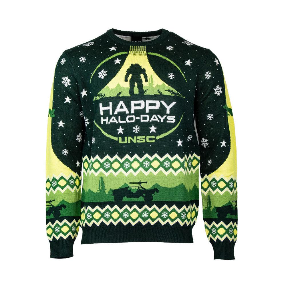Numskull Official Halo ‘Happy Halo-Days’ Christmas Jumper (Large)