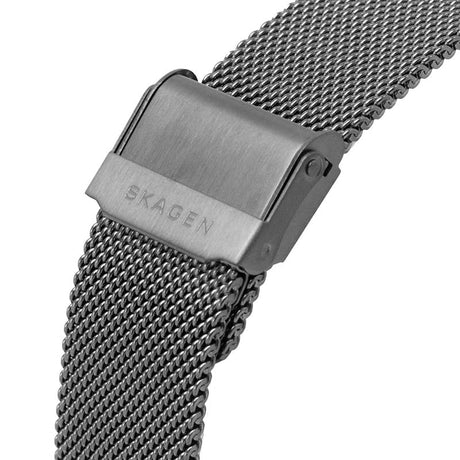 Skagen SKW6577 Men's Signatur Three-Hand Mesh Watch - Grey - Excellent