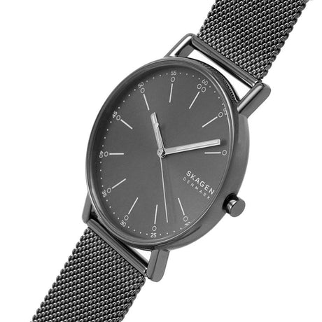 Skagen SKW6577 Men's Signatur Three-Hand Mesh Watch - Grey - Excellent