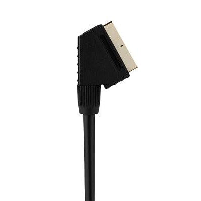 John Lewis Scart to Scart 1.5 Meter Cable - Black