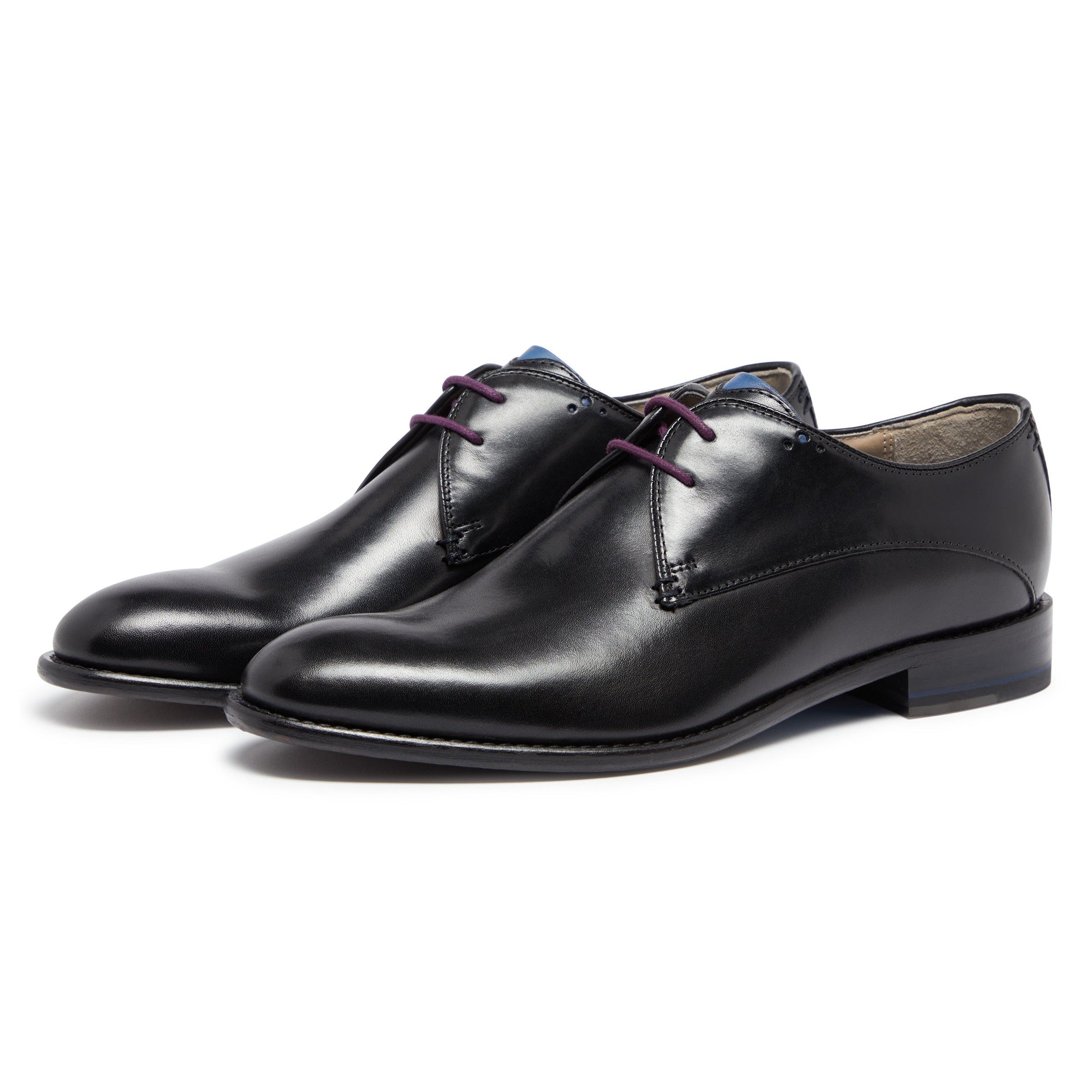 Oliver Sweeney Knole Calf Leather Shoes - Black - Size 10