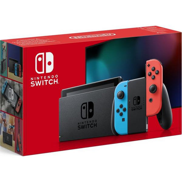 Nintendo Switch Console 32GB - Neon Blue / Red - Refurbished Pristine