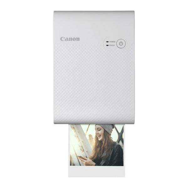Canon Selphy Square QX10 Mobile Photo Printer, White