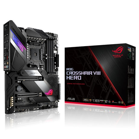 ASUS ROG Crosshair VIII Hero AMD AM4 X570 Ryzen ATX Gaming Motherboard