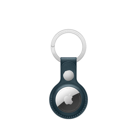 Apple AirTag Leather Key Ring, Baltic Blue (AirTag Not Included)