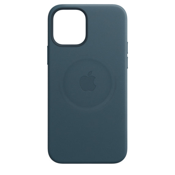 Apple iPhone 12/12 Pro Leather Case with Magsafe - Baltic Blue (Good)
