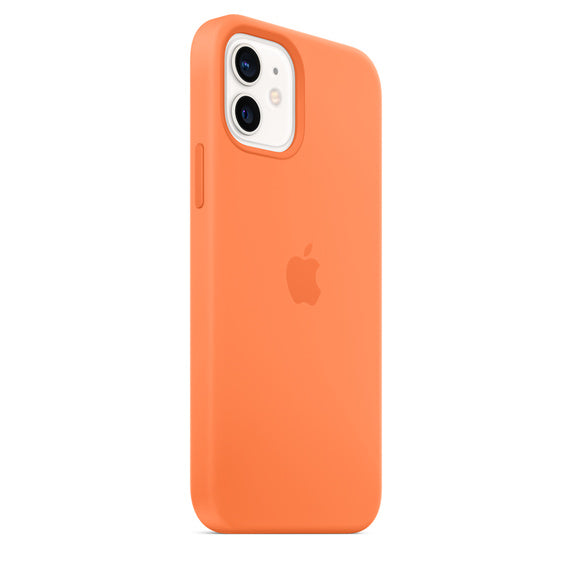 Apple iPhone 12/12 Pro Silicone Case with Magsafe- Kumquat