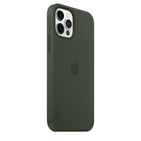 Apple iPhone 12/12 Pro Silicone Case with Magsafe - Cyprus Green - New