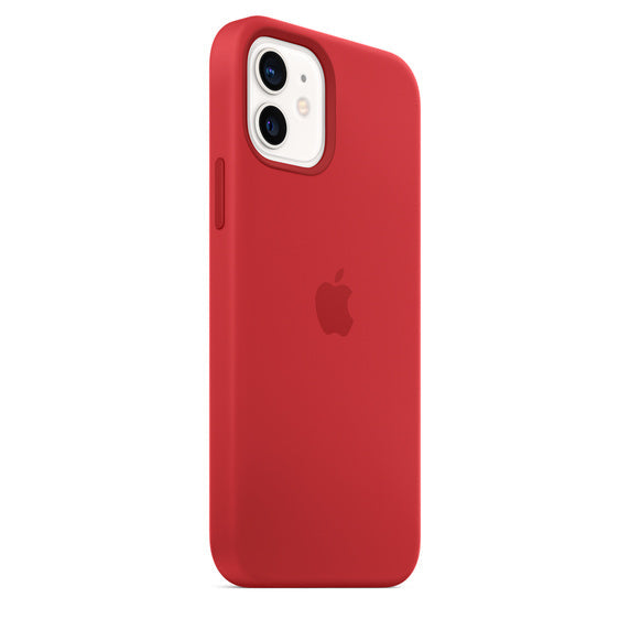 Apple iPhone 12/12 Pro Silicone Case with Magsafe Red New