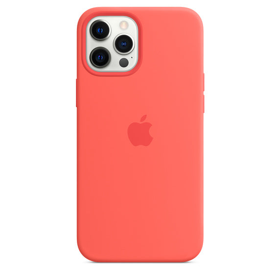 Apple iPhone 12 Pro Max Silicone Case with MagSafe - Pink Citrus