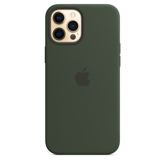 Apple iPhone 12 Pro Max Silicone Case with MagSafe - Cyprus Green - New