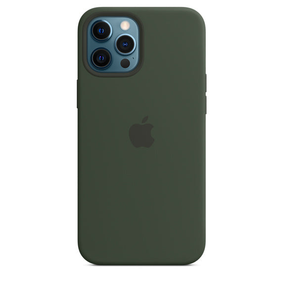 Apple iPhone 12 Pro Max Silicone Case with MagSafe - Cyprus Green - New