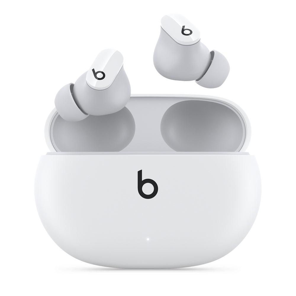 Beats Studio Buds Wireless Bluetooth Noise Cancelling Earbuds - White - *STAINED & SCRATCHED CASE*