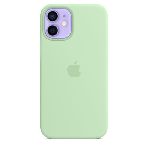 Apple iPhone 12 Mini Silicone Case with MagSafe, Pistachio (MJYV3ZM/A)