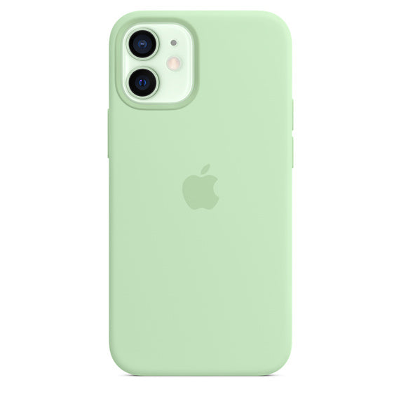 Apple iPhone 12 Mini Silicone Case with MagSafe, Pistachio (MJYV3ZM/A)