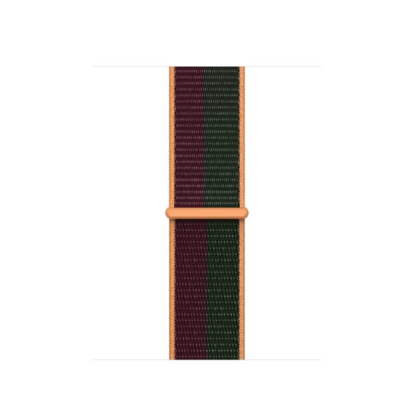 Apple Watch 41mm Sport Loop, Regular, Dark Cherry / Forest Green
