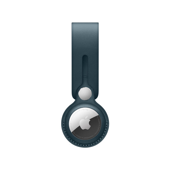 Apple AirTag Leather Loop Baltic Blue - NEW (AirTag Not Included)