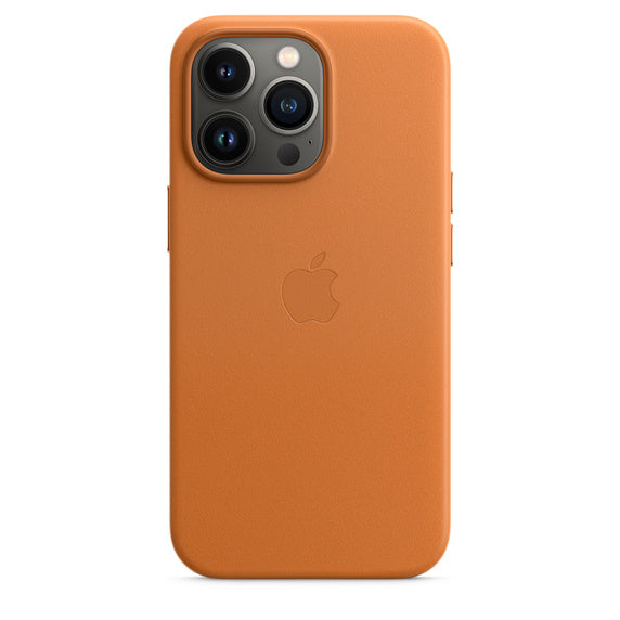 Apple iPhone 13 Pro Leather Case - Golden Brown