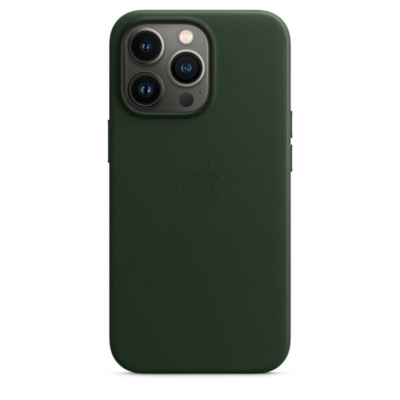 Apple iPhone 13 Pro Leather Case - Sequoia Green