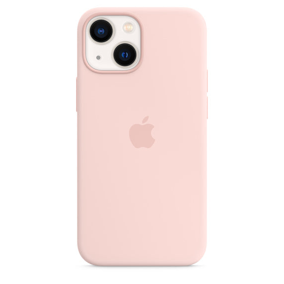 Apple iPhone 13 Mini Silicone Case - Chalk Pink