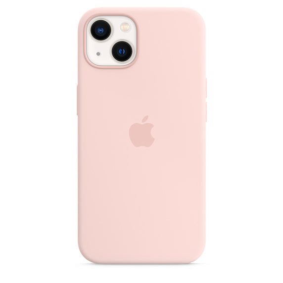 Apple iPhone 13 Silicone Case with Magsafe - Chalk Pink