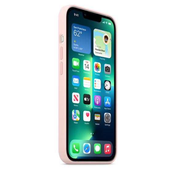 Apple iPhone 13 Pro Silicone Case with MagSafe - Chalk Pink (Good)