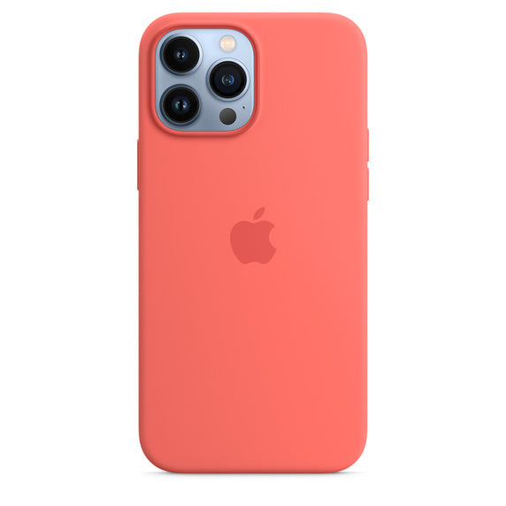 Apple iPhone 13 Pro Max Silicone Case With MagSafe - Pink Pomelo