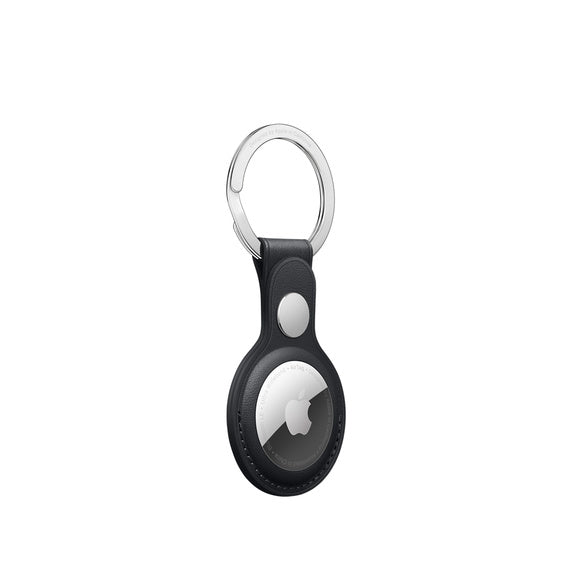 Apple AirTag Leather Key Ring, Midnight (AirTag Not Included)