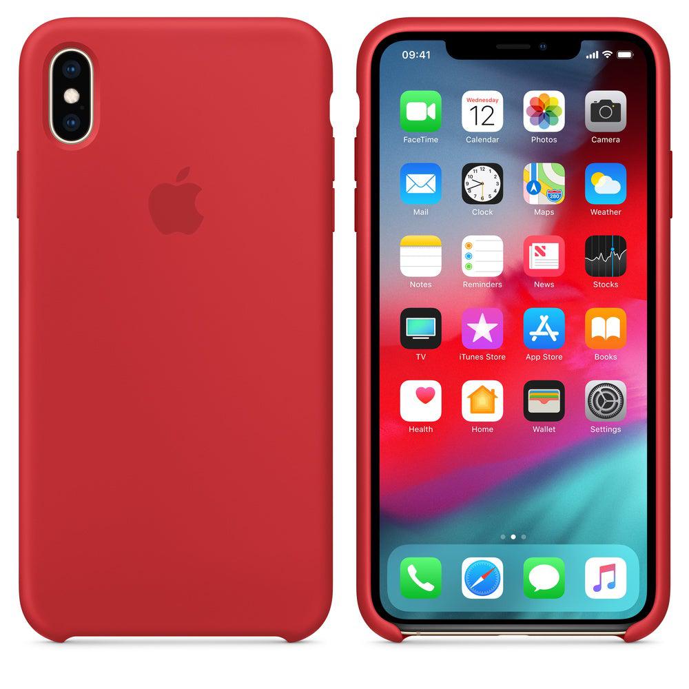 Apple iPhone XS Max Silicone Case - Product Red