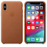Apple iPhone XS Leather Case - Saddle Brown