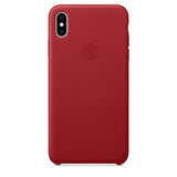 Apple iPhone XS Max Leather Case (MRWQ2ZM/A) - Red