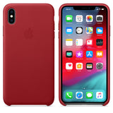 Apple iPhone XS Max Leather Case (MRWQ2ZM/A) - Red